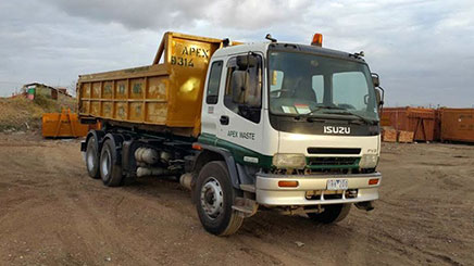 Bin Hire Truck in Brunswick