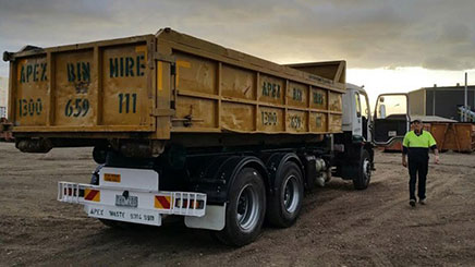 Skip Hire Truck in Brunswick